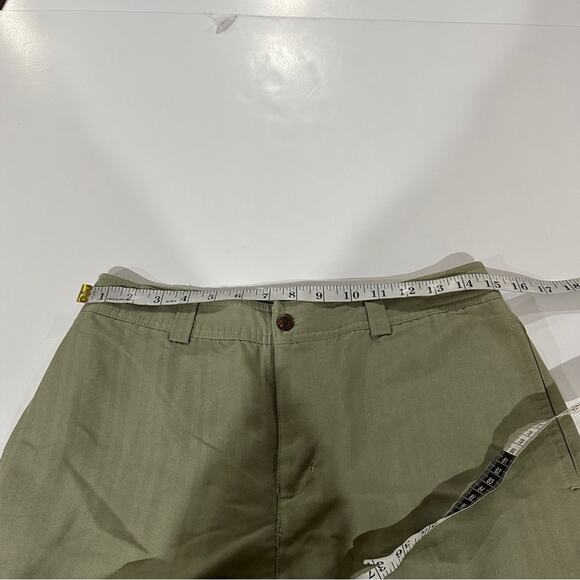 Vintage Caribbean Joe Olive‎ Green Mid Rise Straight Leg Pants Size 8 - Picture 7 of 9